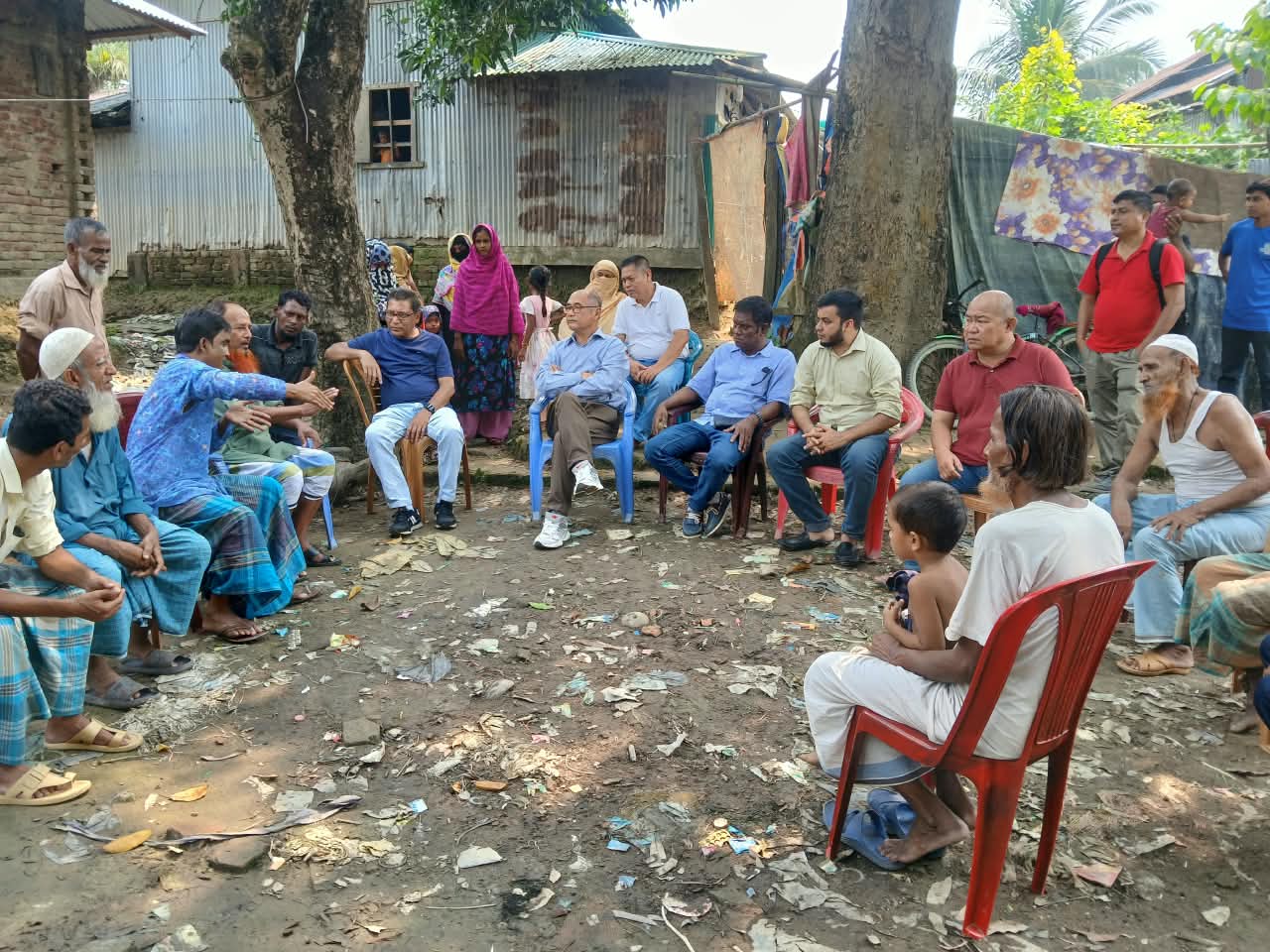 HEKS/EPER and TUS Conduct Flood Emergency Response Field Visit in Khagrachari